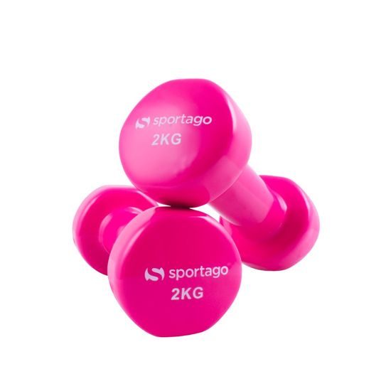 Sportago Kirby jednoručné činky, sada 1 až 5 kg