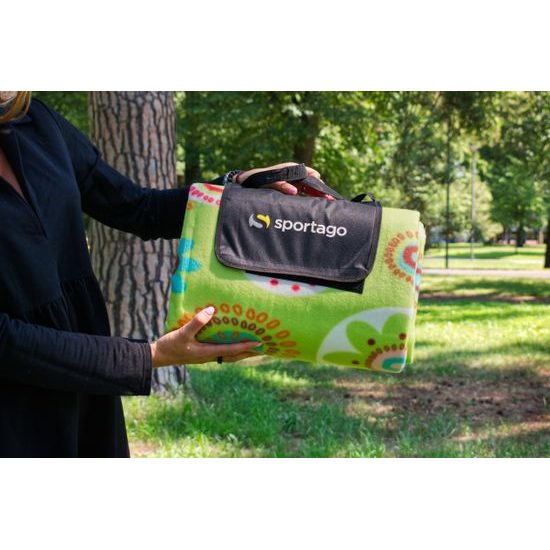 Sportago Flowers pikniková deka 180x180 cm