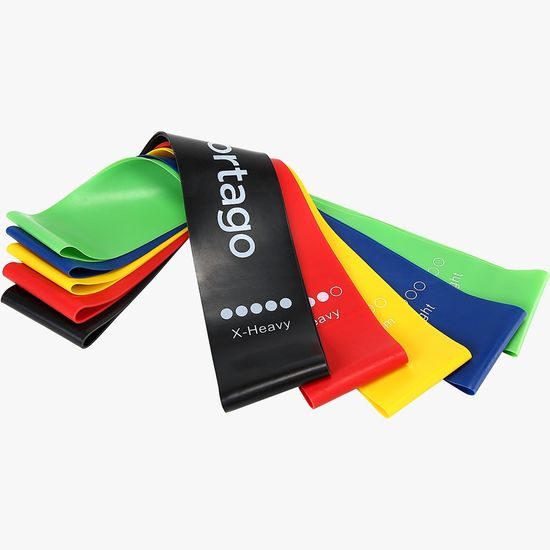 Sportago set odporových gúm a kĺzavých diskov