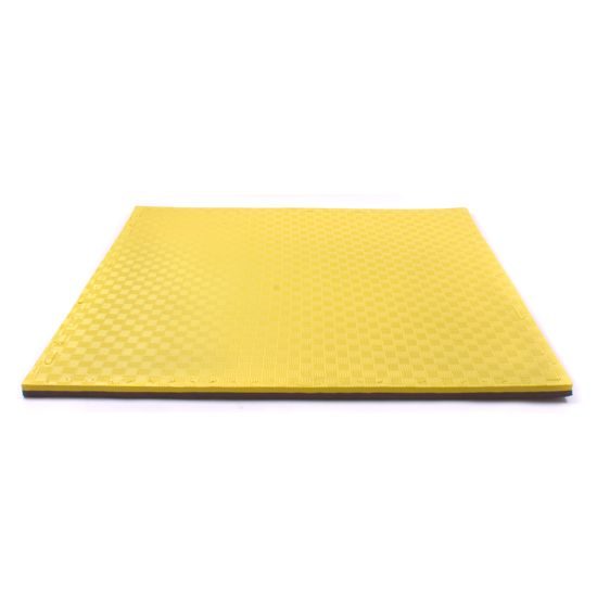 Sportago Tatami Taekwondo podložka 100x100cm čierno-žltá