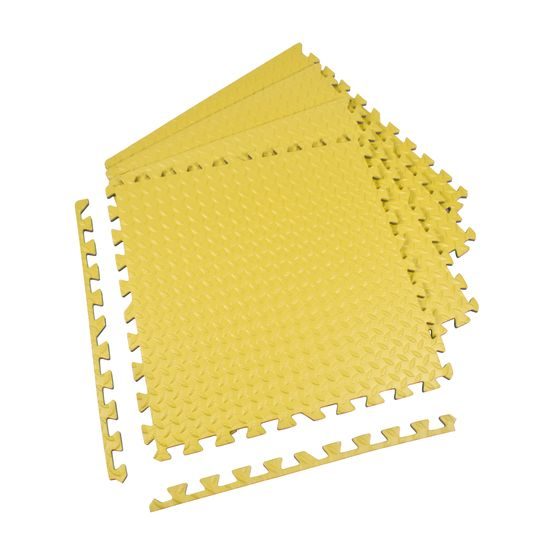 Puzzle podložka Sportago Easy-Lock 60x60x1,2 cm, 4 ks, žltá