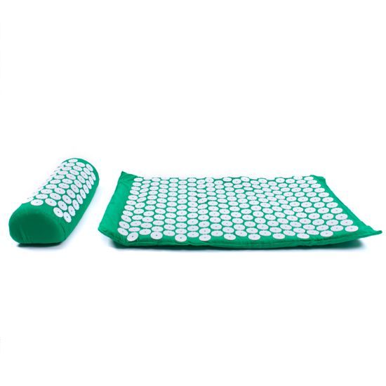 Sportago Eterna akupresurní podložka s polštářkem - zelená