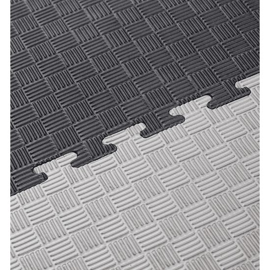 Sportago Tatami Taekwondo podložka 100x100cm čierna-sivá vzor 2