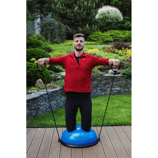 Balanční podložka Sportago Balance Ball - 58 cm šedá