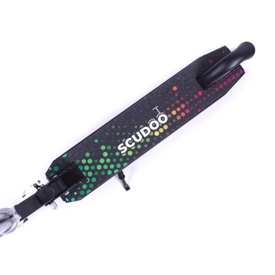 Koloběžka Scudoo Teeno Pro se svítícími kolečky - černá