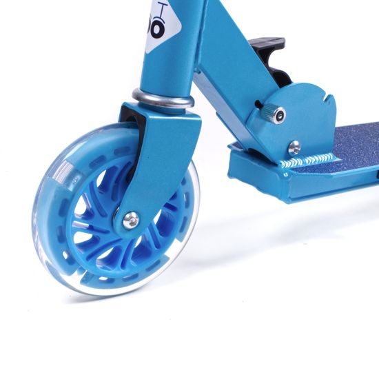 Koloběžka Scudoo Teeno Pro se svítícími kolečky - modrá
