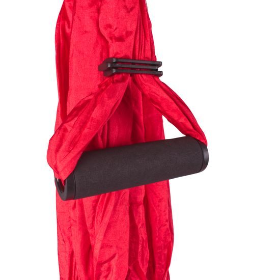 Závěs na jógu Sportago Fly Yoga, červený