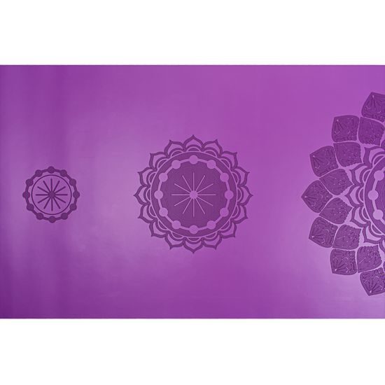 Gumová jóga podložka Sportago Indira 183x66 cm - fialová