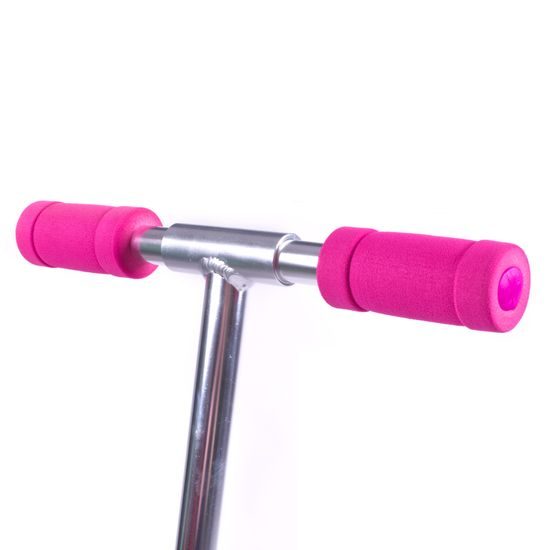 Koloběžka Scudoo Teeno Pro se svítícími kolečky - růžová