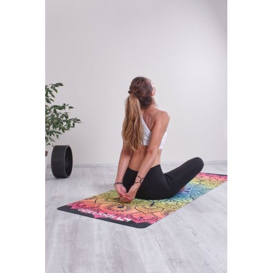 Dizajnová podložka na jogu Sportago Asira 183x68x0,15 cm