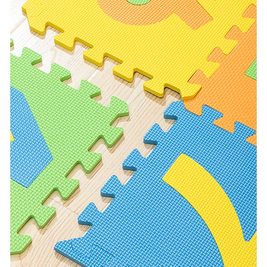 Puzzle podložka Sportago Easy-Lock 30x30x1 cm, 10 ks, čísla