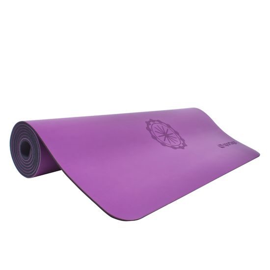 Gumová jóga podložka Sportago Indira 183x66 cm - fialová