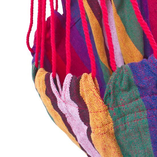 Sportage Playa závesné hojdacie kreslo, do 120 kg, farebné pruhy