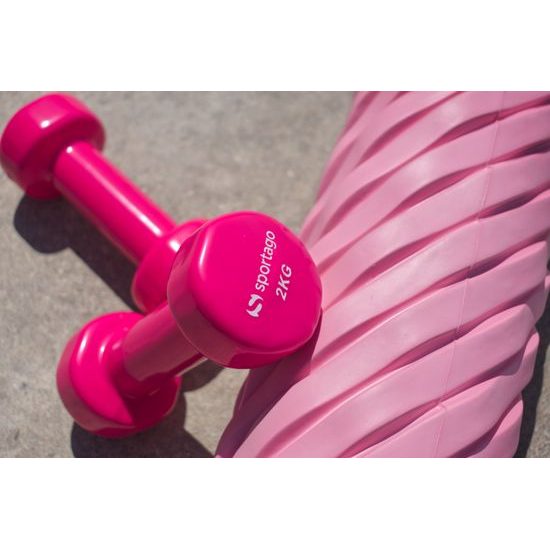 Vinylová činka Sportago Kirby, 2x2 kg