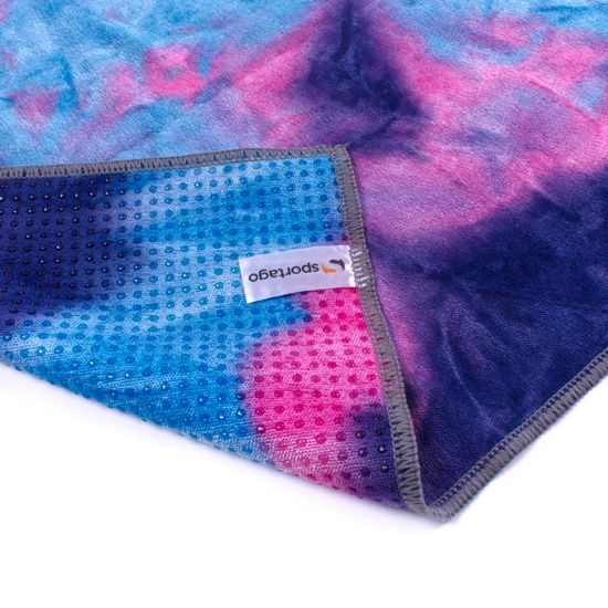 Yoga ručník Sportago anti-slip colors - fialovo-modrý