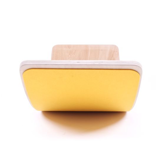 Sportago balančná drevená doska Courve, oranžová