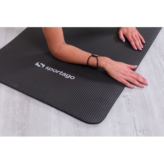 Podložka na cvičenie Sportago Pro, čierna