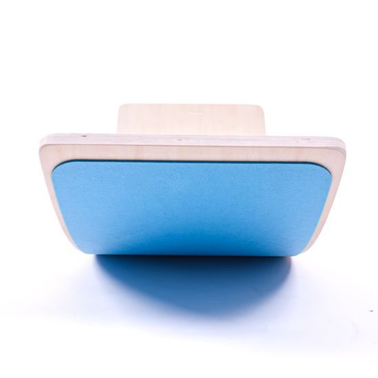 Sportago balančná drevená doska Courve, svetlo modrá