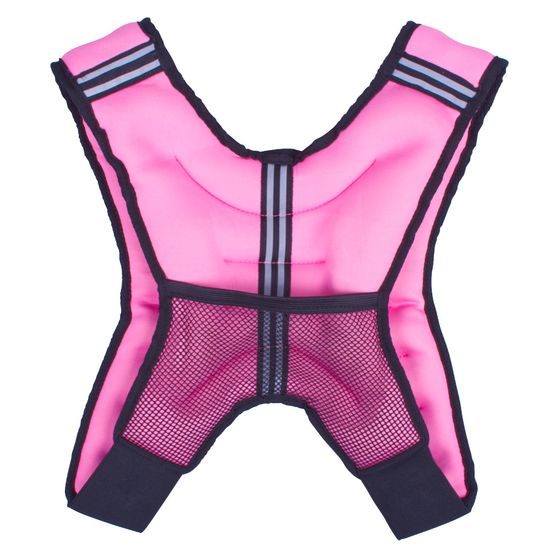 Zátěžová vesta na běh Sportago Brisk 5 kg, růžová