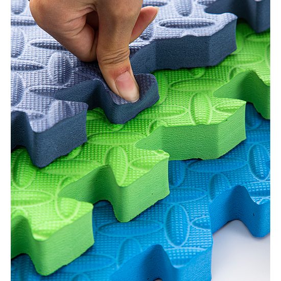 Puzzle podložka Sportago Easy-Lock 60x60x1,2 cm, 4 ks, tmavě modrá