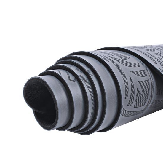 Gumová jóga podložka Sportago Šánti 183x66 cm - šedá