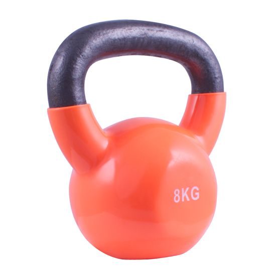 Sportago kovový vinyl Kettlebell 8 kg