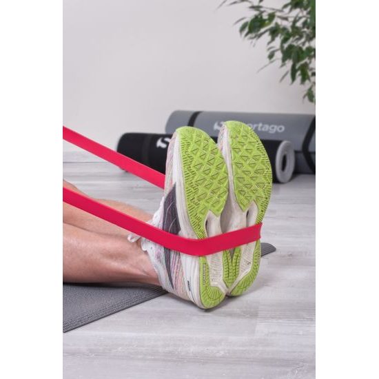 Odporová guma Sportago Pase 16-39 kg, červená