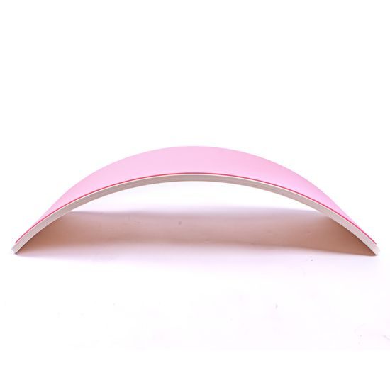 Sportago balanční dřevěná deska Courve, růžová