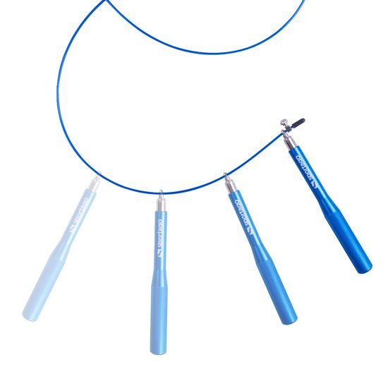 Švihadlo Sportago CrossFit Speed Pro Modrá