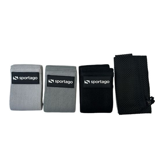 Sportago Hip Band set 3v1 textilných odporových gúm