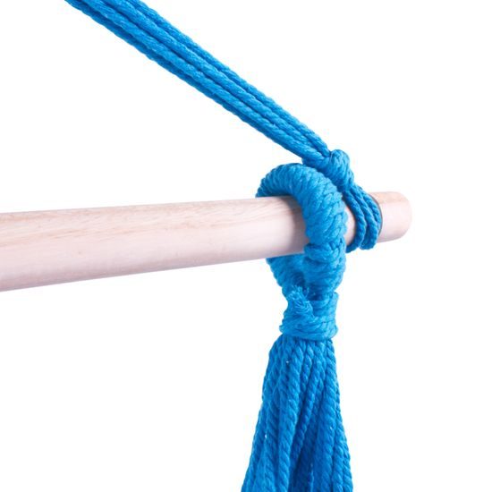 Sportago Playa závesné hojdacie kreslo, do 120 kg, modrá/fialová