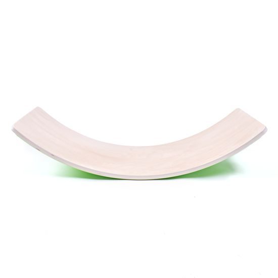 Sportago balančná drevená doska Courve, zelená