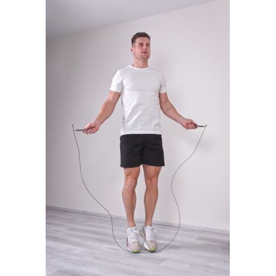 Švihadlo Sportago CrossFit Speed Pro Šedá