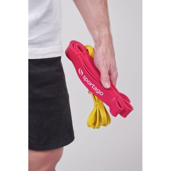 Odporová guma Sportago Pase 16-39 kg, červená