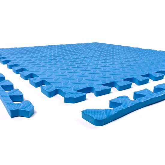 Puzzle podložka Sportago Easy-Lock 30x30x1,2 cm, 4 ks, modrá