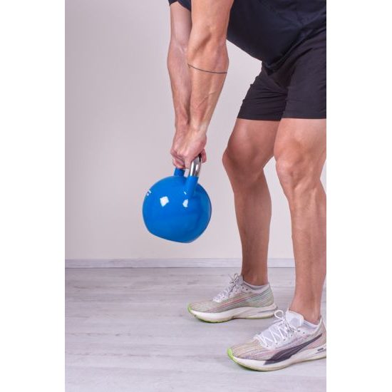 Sportago Competition Kettlebell 12 kg, modrý