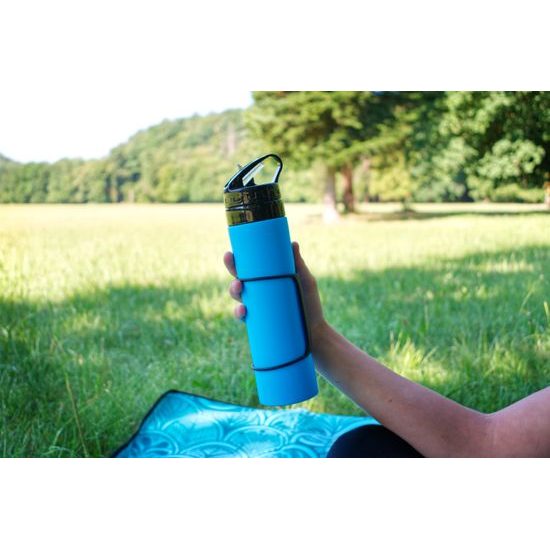 Skladacia silikónová fľaša Sportago Warren