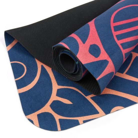 Prémiová semišová podložka na jogu Sportago 185x68x0,15 cm - Slonja Múdrosť