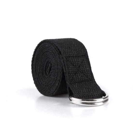 Černý yoga strap Sportago