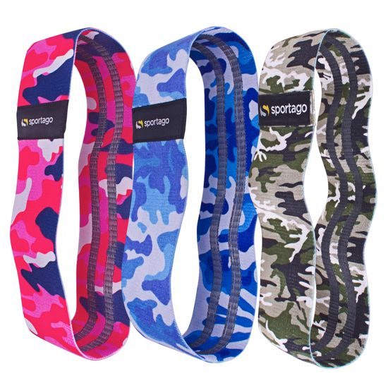 Látková odporová guma Sportago, M - odpor do 72,5 Kg