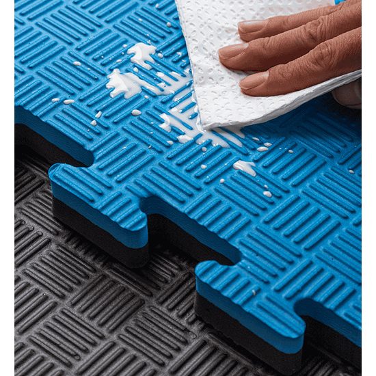 Sportago Tatami Taekwondo podložka 100x100cm černá-modrá