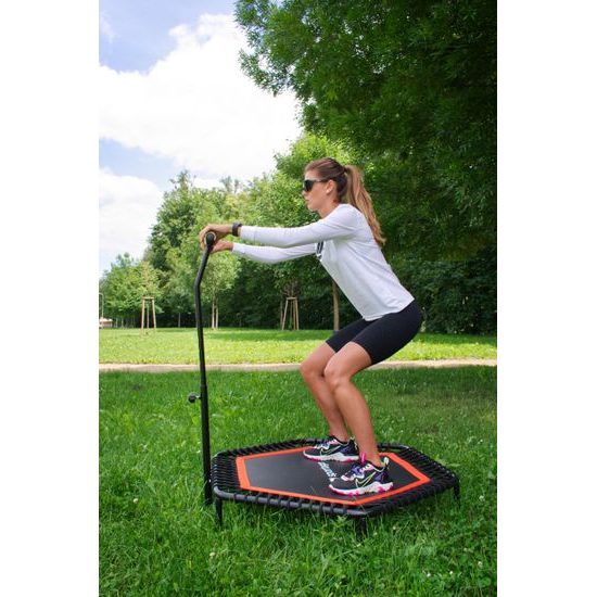 Sportago Whee jumping trampolína 117 cm, oranžová
