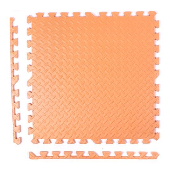 Puzzle podložka Sportago Easy-Lock 30x30x1,2 cm, 4 ks, oranžová