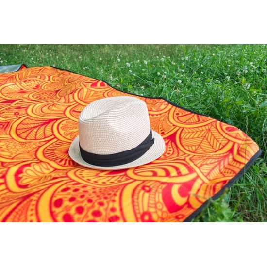 Sportago Forest piknik deka 18x210 cm, oranžová