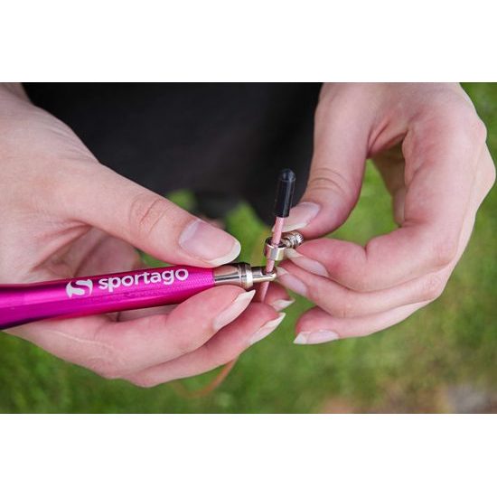 Švihadlo Sportago CrossFit Speed Pro Ružová