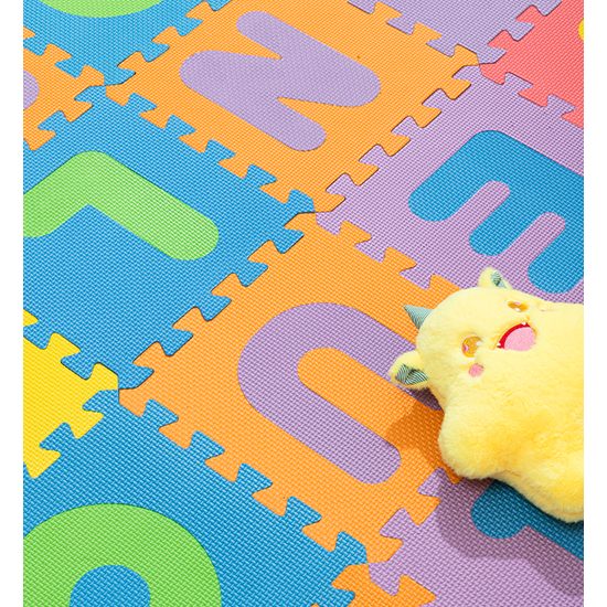 Puzzle podložka Sportago Easy-Lock 30x30x1 cm, 26 ks, písmená