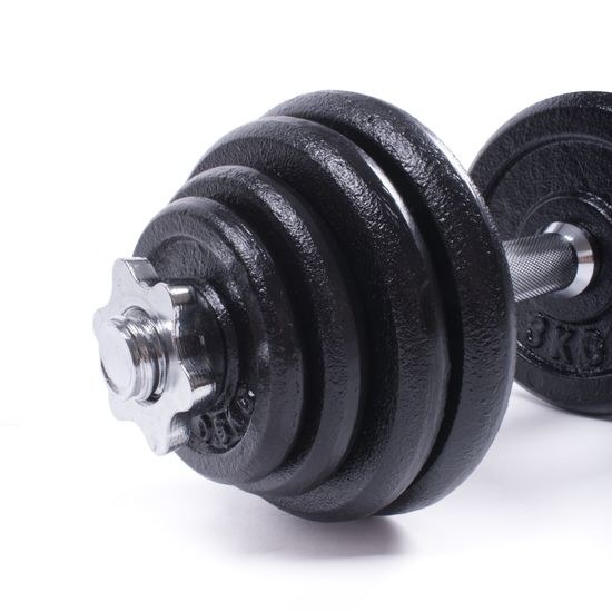 Sada jednoručných nakladacích činiek 2x15 kg Sportago Fader 30mm