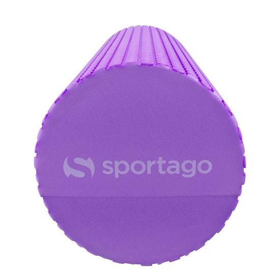 Yoga válec Sportago Seymour 45x15 cm, fialový