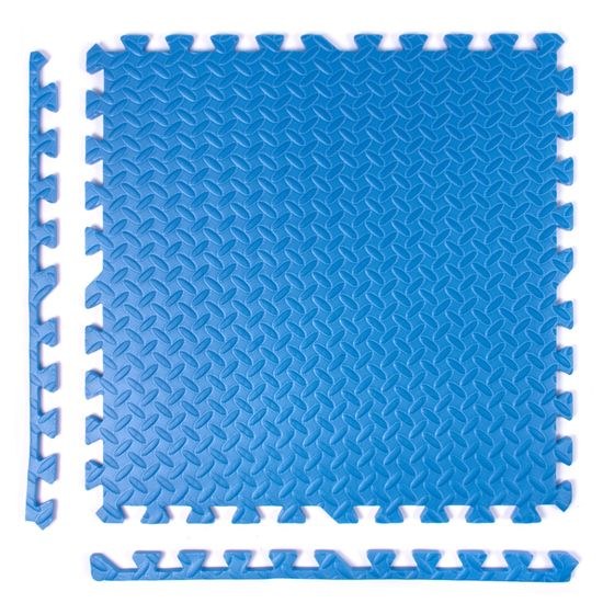 Puzzle podložka Sportago Easy-Lock 30x30x1,2 cm, 4 ks, modrá