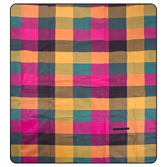 Sportago Rectangles pikniková deka 200x200 cm